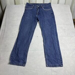 Levi's 513 Mens Straight Leg Jeans Blue Denim 5-Pocket Comfort W34 L34